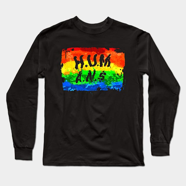 HUMANS TV PRIDE T SHIRT Long Sleeve T-Shirt by HUMANS TV